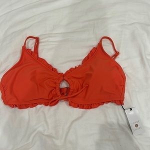 Red bikini top